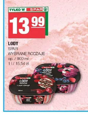 Lody Spar promocja w SPAR