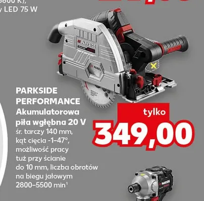 Akumulatorowa piła wgłębna Parkside Performance promocja w Kaufland