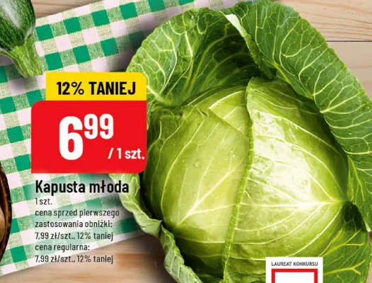 Kapusta młoda promocja w POLOmarket