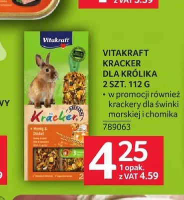 Przysmak dla królika Vitakraft Kräcker 2-pak promocja w Selgros