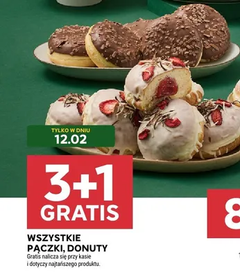 Wszystkie pączki, donuty promocja w Stokrotka