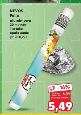 Folia aluminiowa Nevos promocja w Kaufland