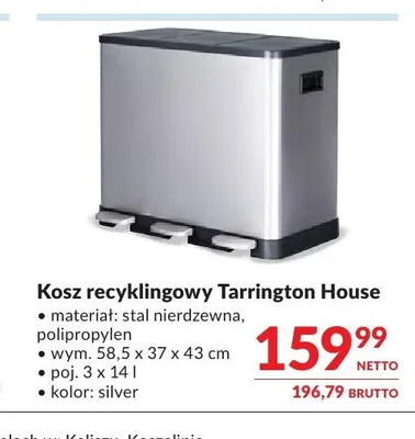 Kosz recyklingowy Tarrington House promocja w Makro