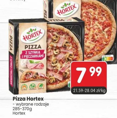 Pizza z szynką i pieczarkami Hortex promocja w Market Point