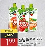 Mus Tymbark 120 g Maspex promocja w Wafelek