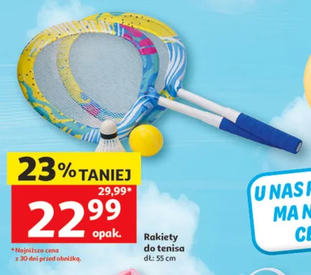 Rakiety do tenisa dł. 55cm promocja w Auchan