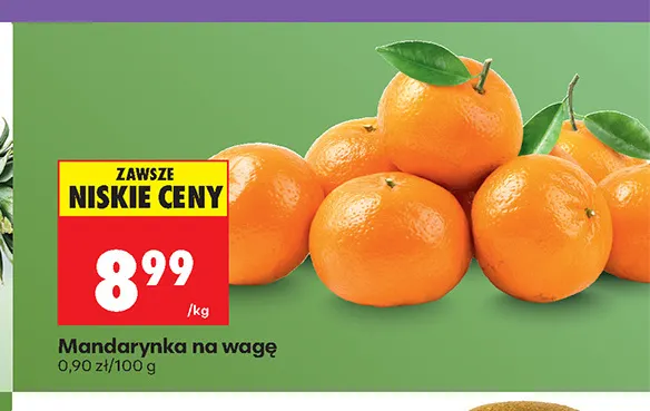Mandarynki promocja w Biedronka