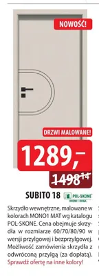 Skrzydło wewnętrzne POL-SKONE Subito 18 promocja w Dobre Dla Domu