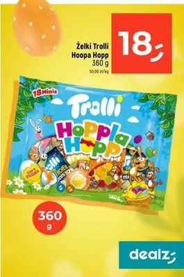 Żelki Hoopa Hopp promocja w Dealz