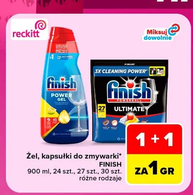 Kapsułki do zmywarki Finish promocja w Carrefour
