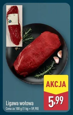 Ligawa wołowa promocja w Aldi