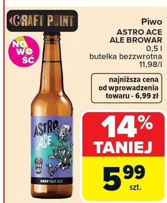 Piwo Astro Ale Browar promocja w Carrefour