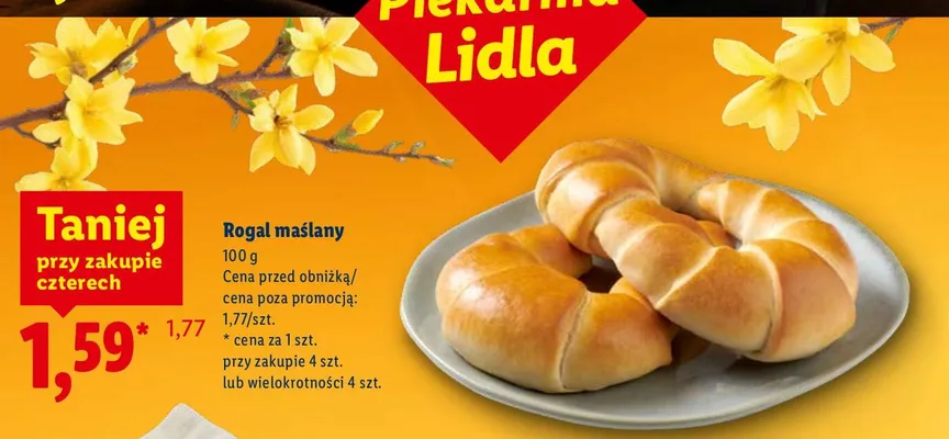 Rogal maślany promocja w Lidl