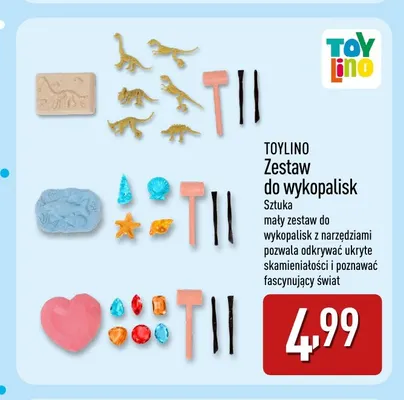 Zestaw do wykopalisk Toylino promocja w Aldi