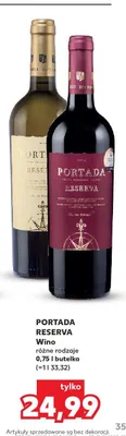 Wino czerwone Portada Reserva promocja w Kaufland