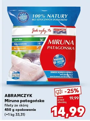 Miruna patagońska filety ze skórą promocja w Kaufland