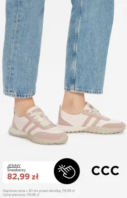 Sneakersy Jenny promocja w CCC