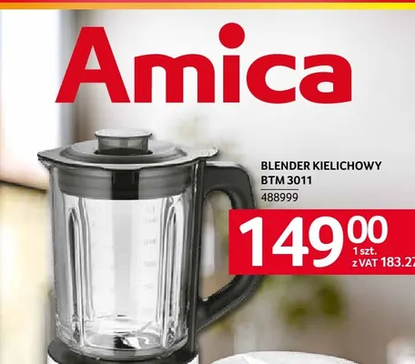 Blender kielichowy Btm 3011 Amica promocja w Selgros