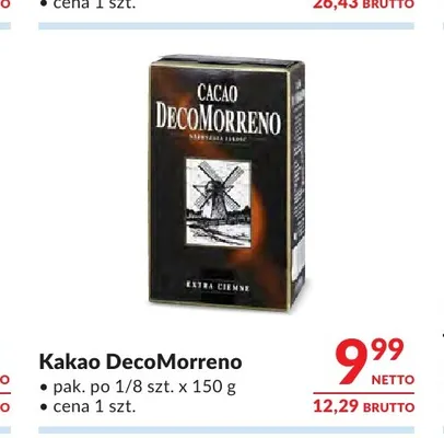 Kakao DecoMorreno promocja w Makro