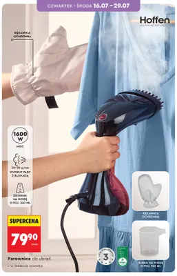 Parownica do ubrań Hoffen promocja w Biedronka