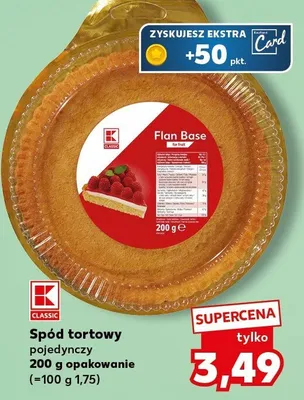 Spód tortowy pojedynczy promocja w Kaufland