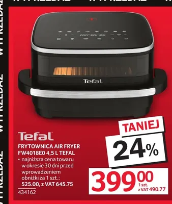 Frytownica Air Fryer Tefal FW4018E0 4,5 l promocja w Selgros
