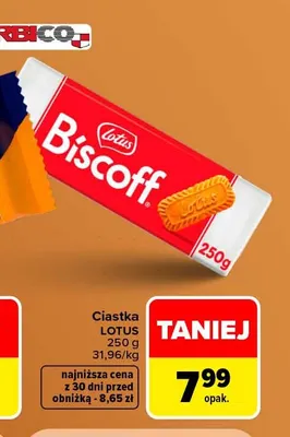Ciastka Lotus promocja w Carrefour