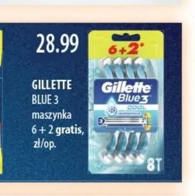 Maszynki jednorazowe do golenia Gillette Blue 3 6-pak promocja w Drogerie Laboo