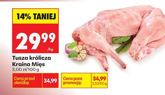 Tusza królicza promocja w Biedronka