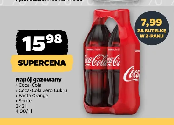 Napój gazowany Sprite 2-pak promocja w Netto
