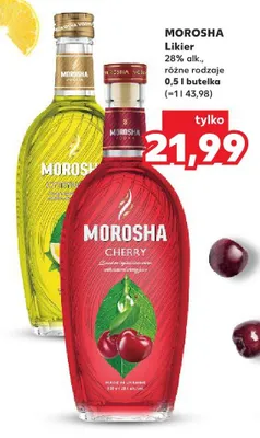 Likier Morosha Cytrynowa 28% alk. promocja w Kaufland