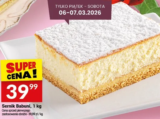 Sernik Babuni promocja w Twój Market