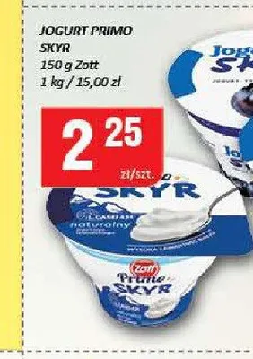 Jogurt Primo Skyr Zott promocja w Chorten