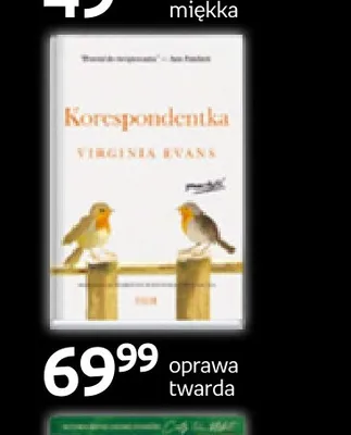 Książka Korespondentka Virginia Evans promocja w Empik