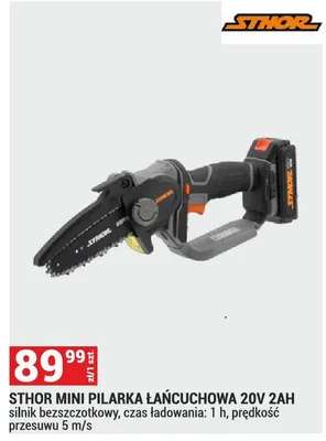 Mini pilarka łańcuchowa 20V 2AH promocja w Merkury Market