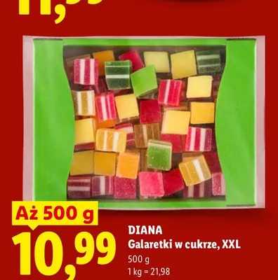 Galaretki w cukrze XXL Diana promocja w Lidl
