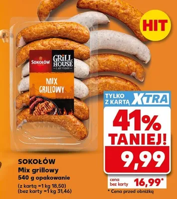Mix grillowy Sokołów Grill House promocja w Kaufland