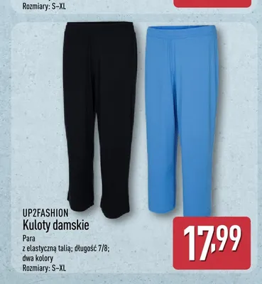 Kuloty damskie UP2FASHION promocja w Aldi