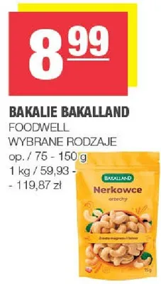 Bakalie bakalland promocja w SPAR