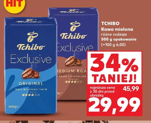 Kawa mielona Tchibo Exclusive Medium Roast promocja w Kaufland