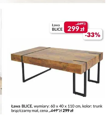 Ława Blice promocja w Salony Agata