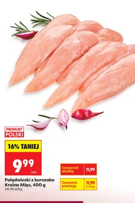 Polędwiczki z kurczaka  promocja w Biedronka