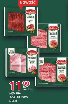 Wędlina Plastry 870665 promocja w Selgros