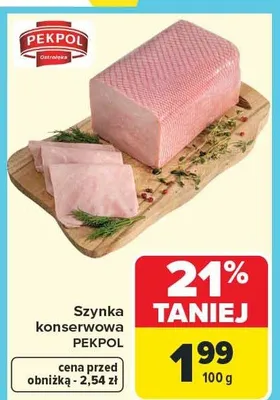Szynka konserwowa promocja w Carrefour Market