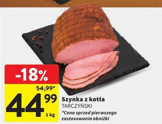 Szynka z kotła Tarczyński promocja w Intermarche