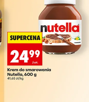 Krem do smarowania Nutella promocja w Biedronka