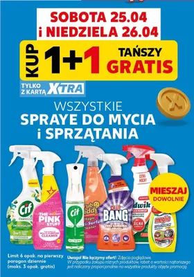 Spraye do mycia i sprzątania promocja w Kaufland
