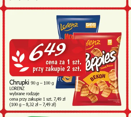 Chrupki Monster Munch Lorenz promocja w CEZAR Delikatesy