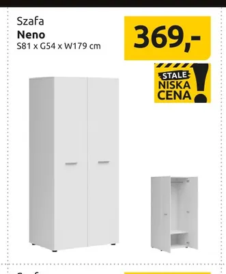 Szafa Neno promocja w Black Red White
