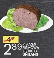 Pieczeń firmowa Unilang promocja w Wafelek